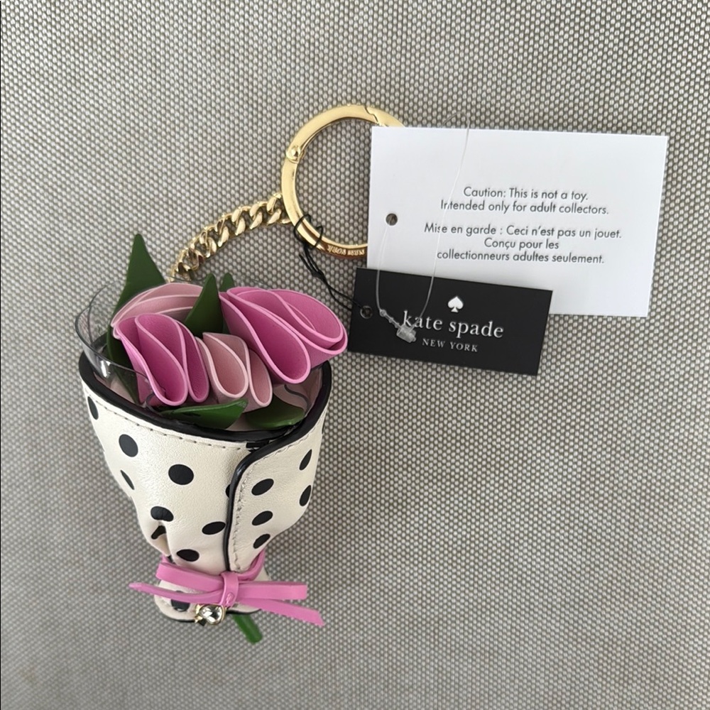Kate Spade Flora Flower Bouquet Bag Charm